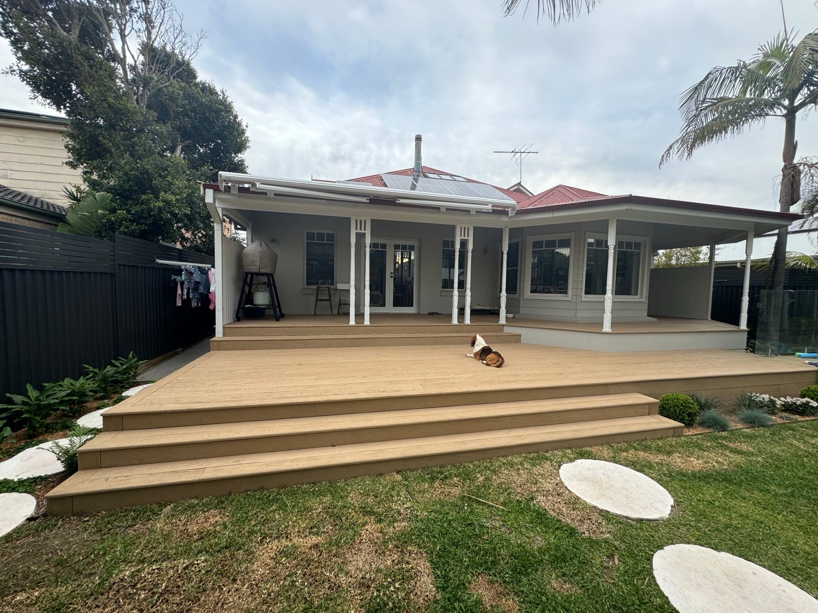 Deck construction project